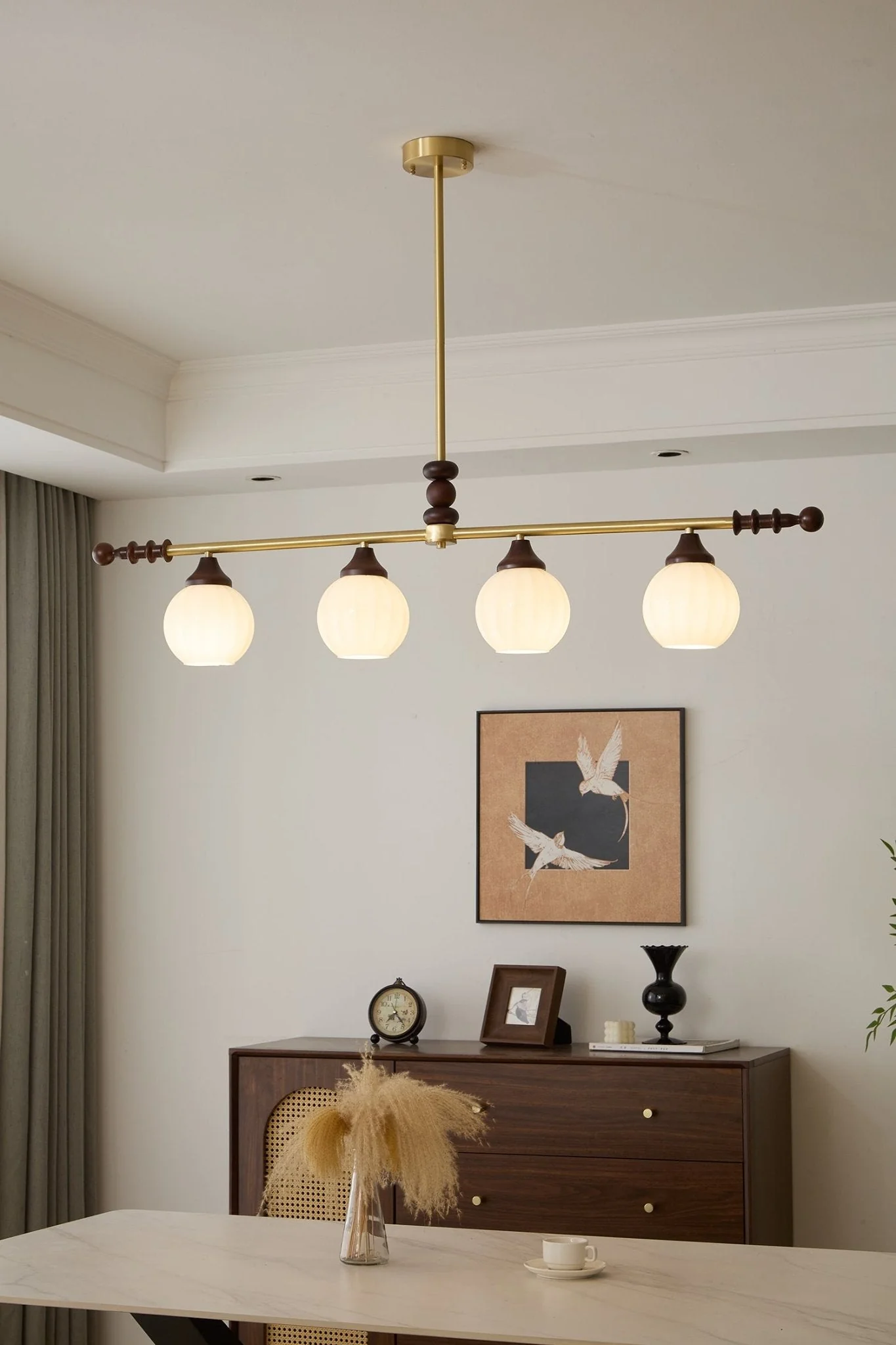 Vosole Traditional Elegance Vintage Wood Chandelier - Image 50