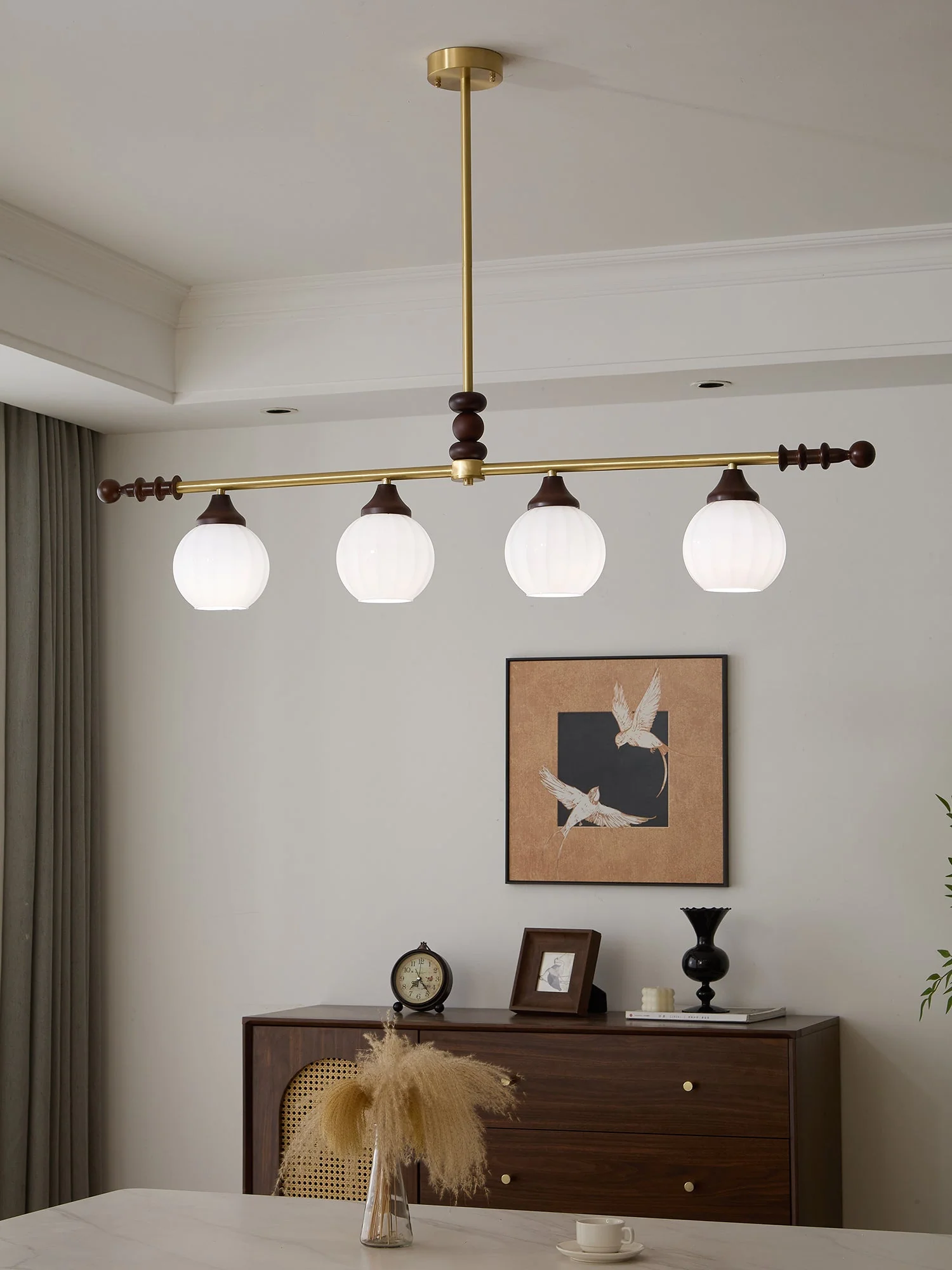 Vosole Traditional Elegance Vintage Wood Chandelier - Image 51