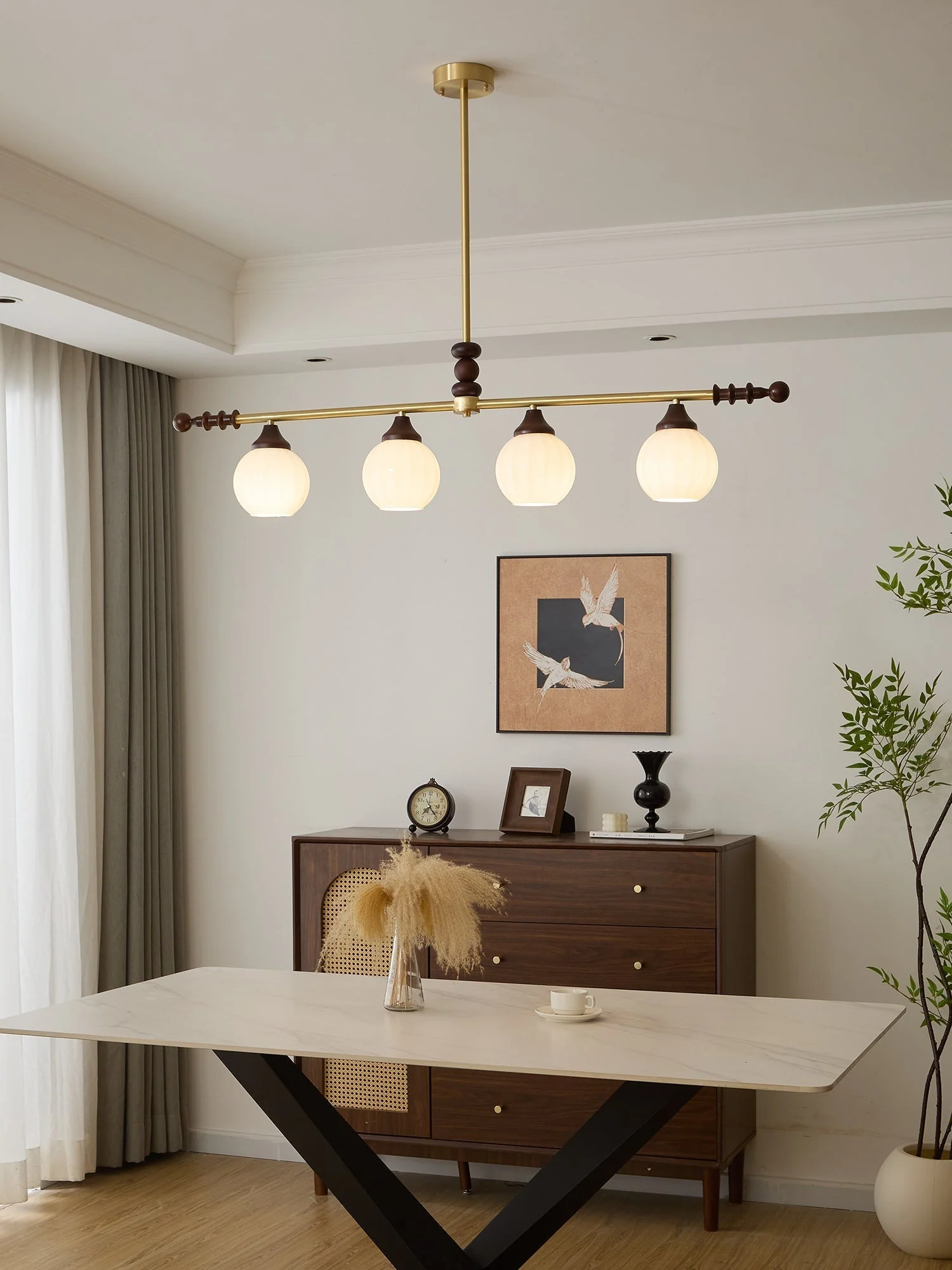 Vosole Traditional Elegance Vintage Wood Chandelier - Image 52
