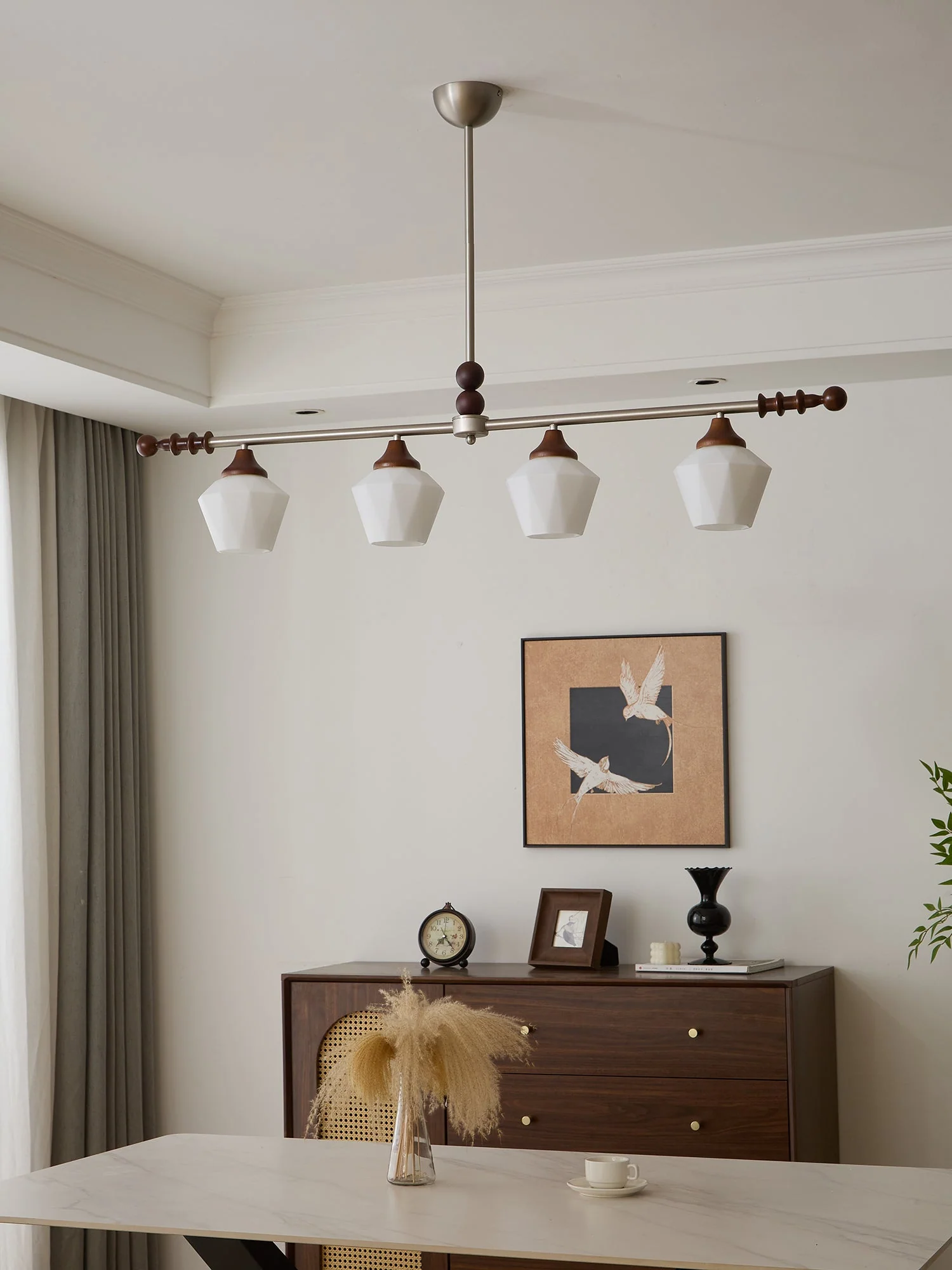 Vosole Traditional Elegance Vintage Wood Chandelier - Image 8