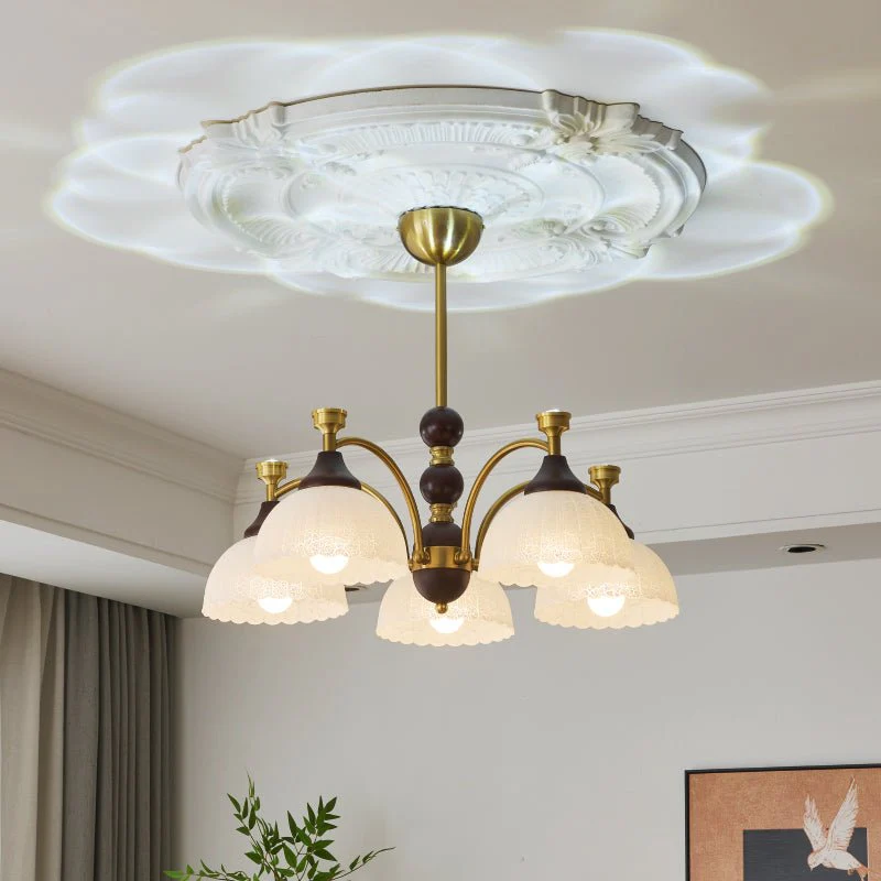 Vosolir Traditional Elegance Wood Chandelier - Image 16