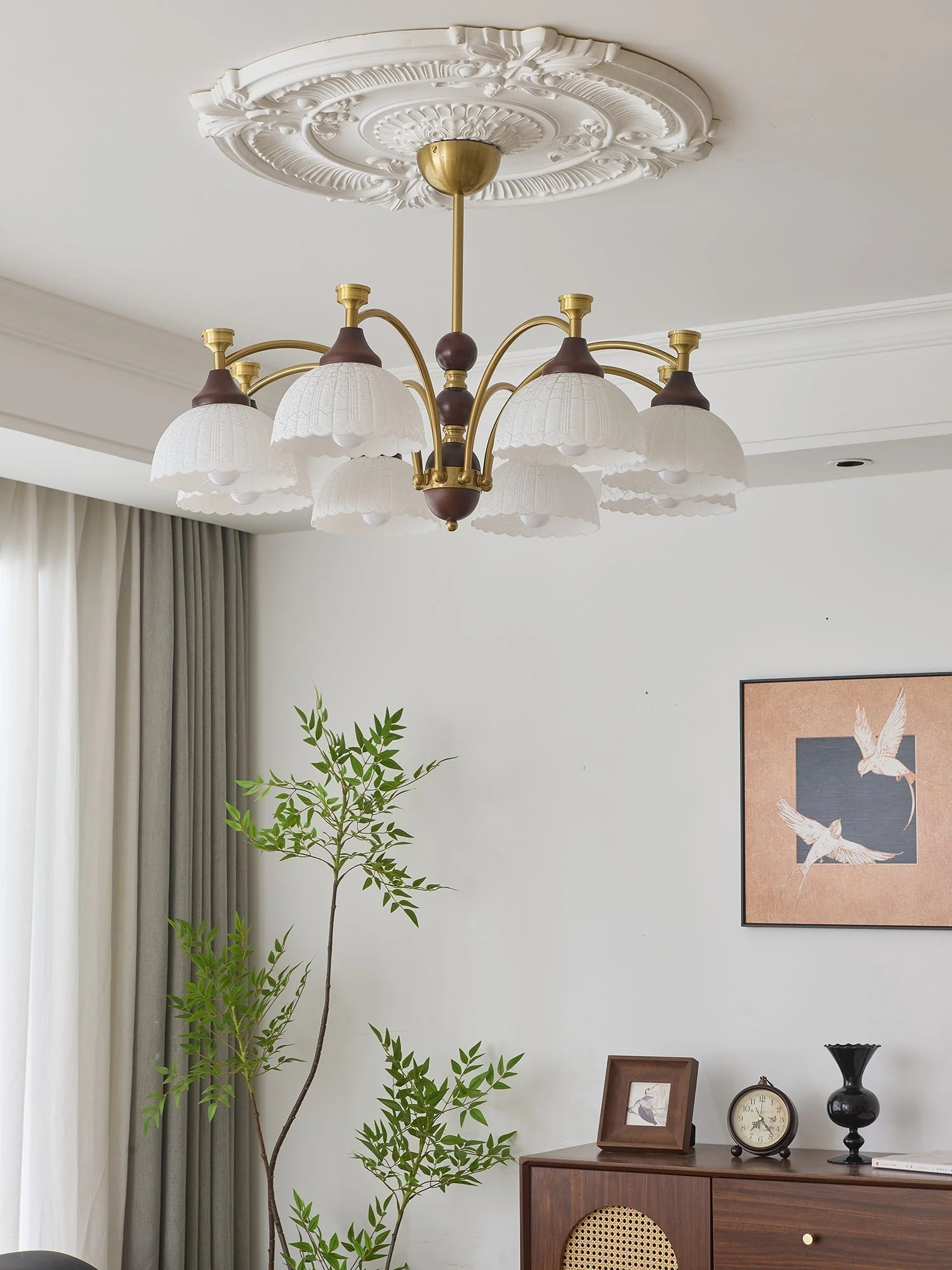 Vosolir Traditional Elegance Wood Chandelier - Image 18