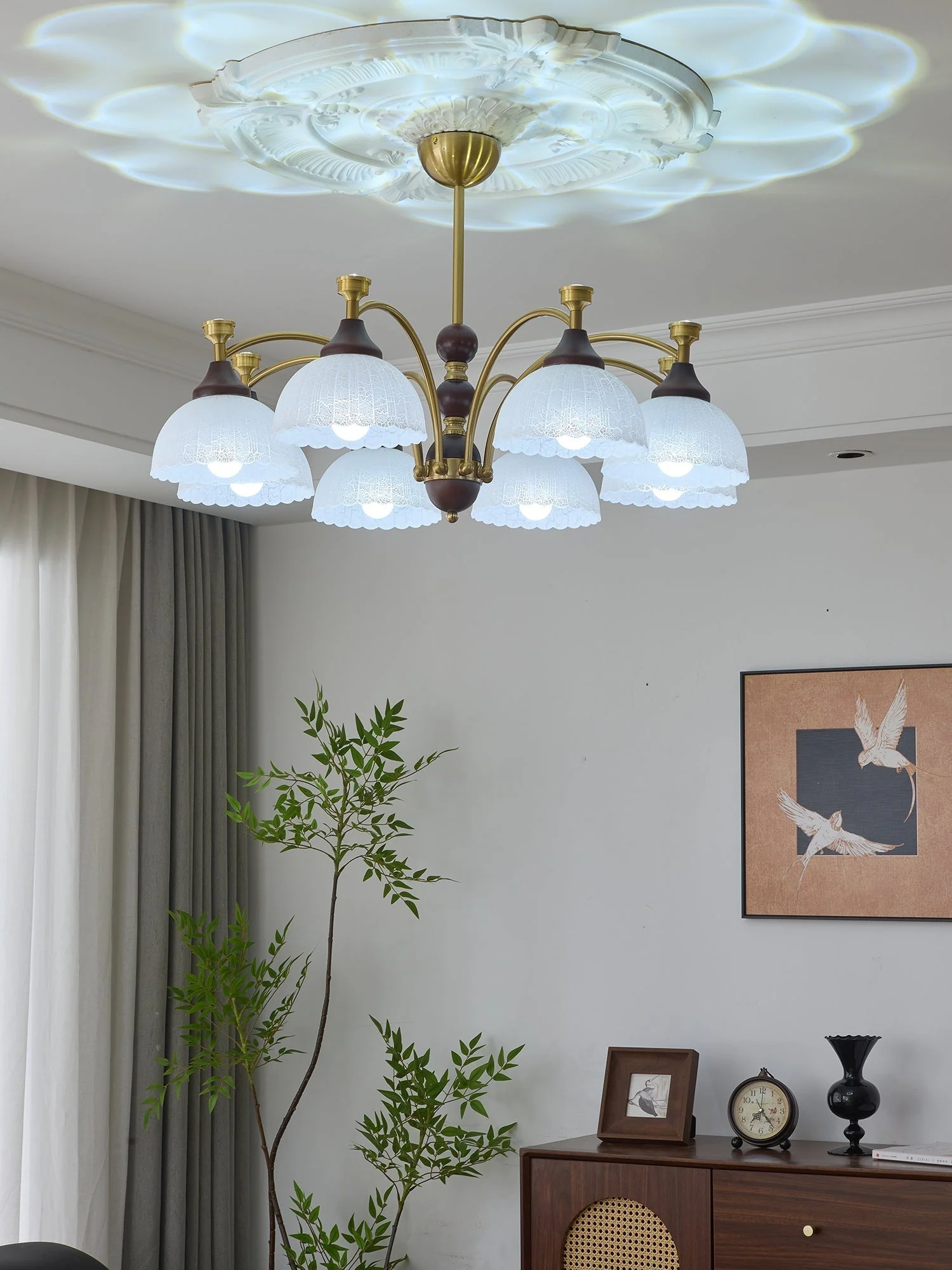 Vosolir Traditional Elegance Wood Chandelier - Image 19