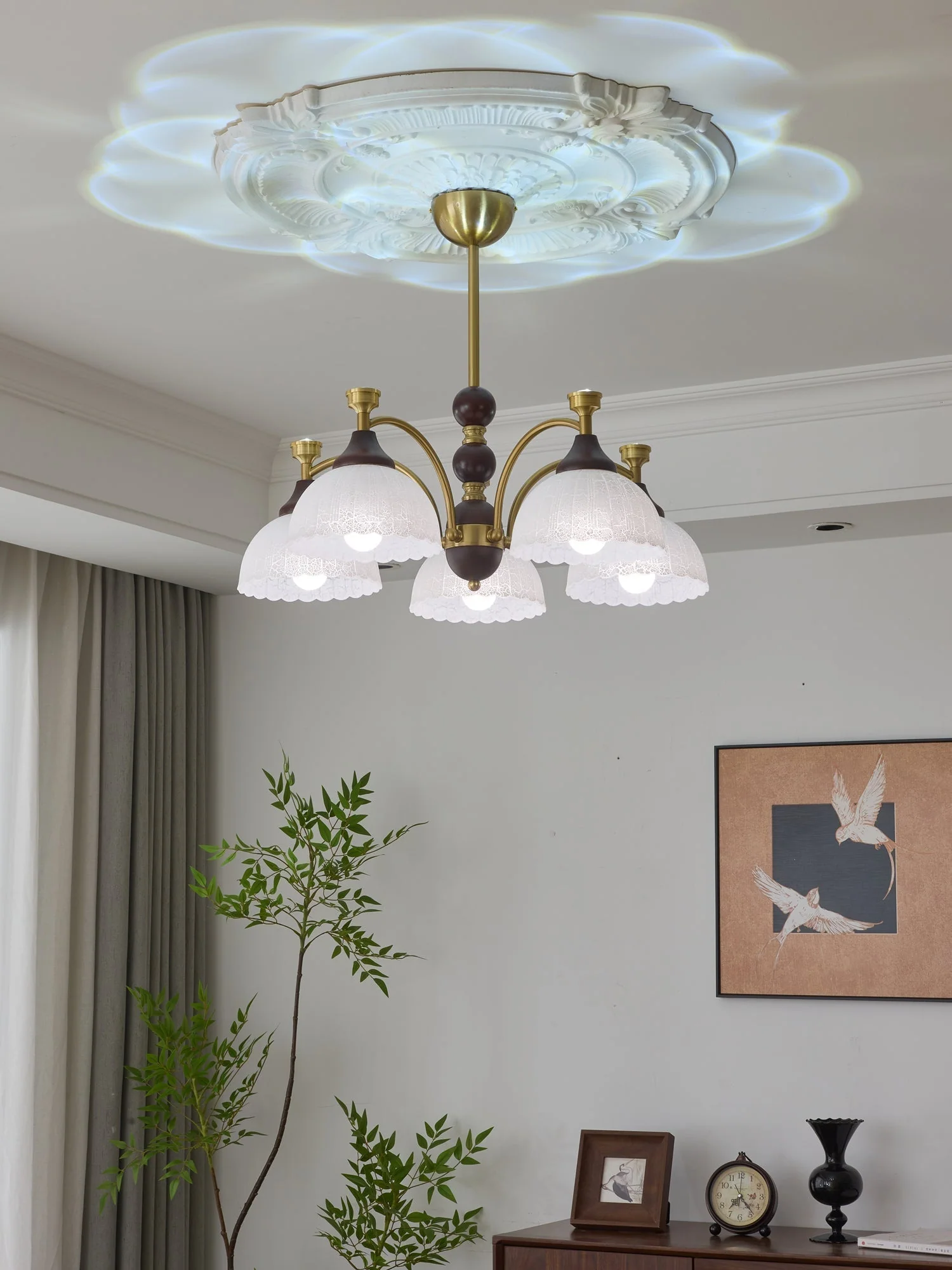 Vosolir Traditional Elegance Wood Chandelier - Image 23