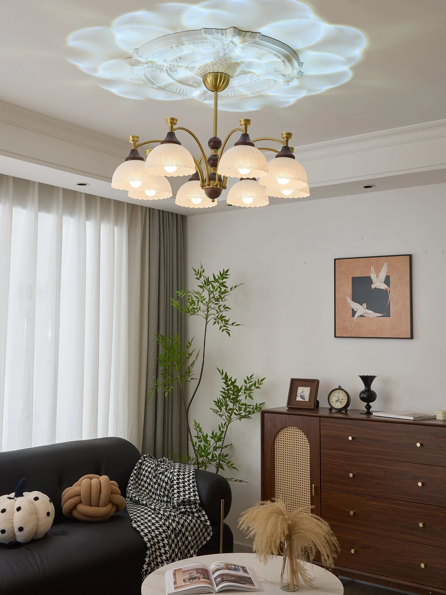 Vosolir Traditional Elegance Wood Chandelier - Image 24