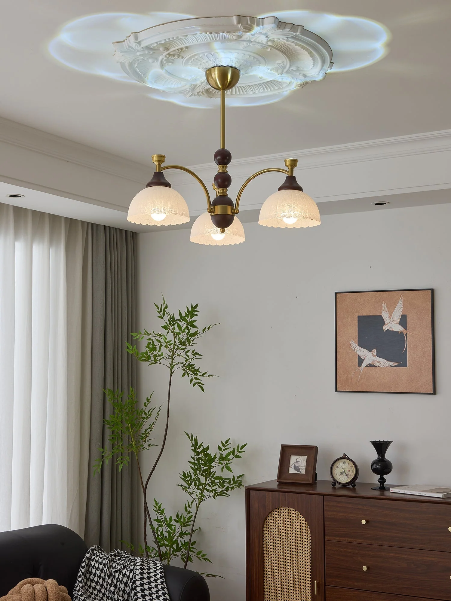 Vosolir Traditional Elegance Wood Chandelier - Image 30