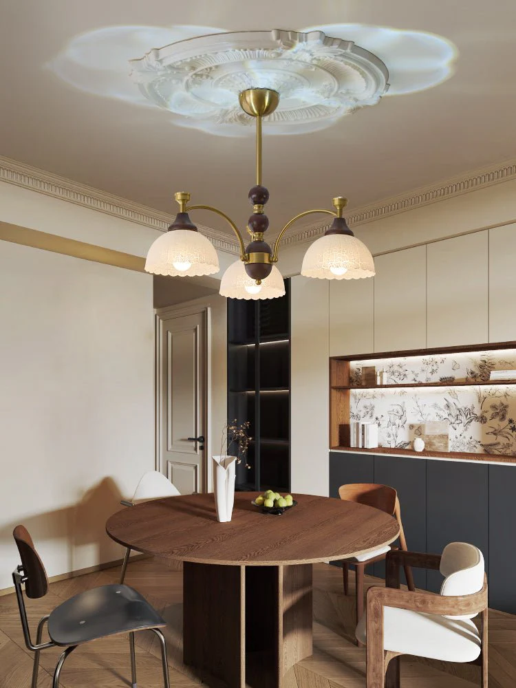 Vosolir Traditional Elegance Wood Chandelier - Image 6