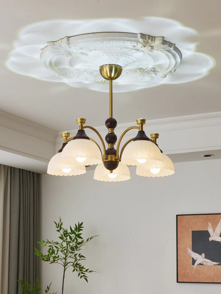 Vosolir Traditional Elegance Wood Chandelier - Image 7
