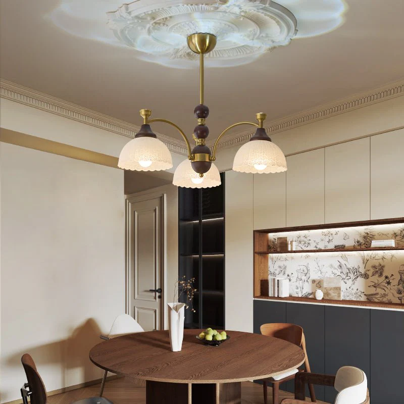 Vosolir Traditional Elegance Wood Chandelier - Image 9