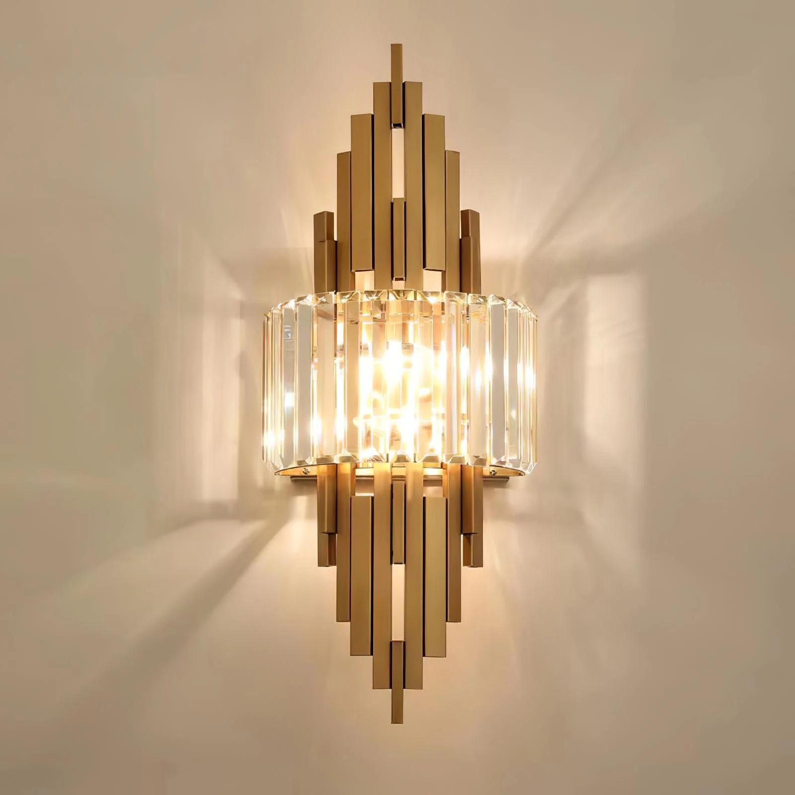 Voveliel Postmodern Luxury Crystal Glass Wall Lamp - Image 10