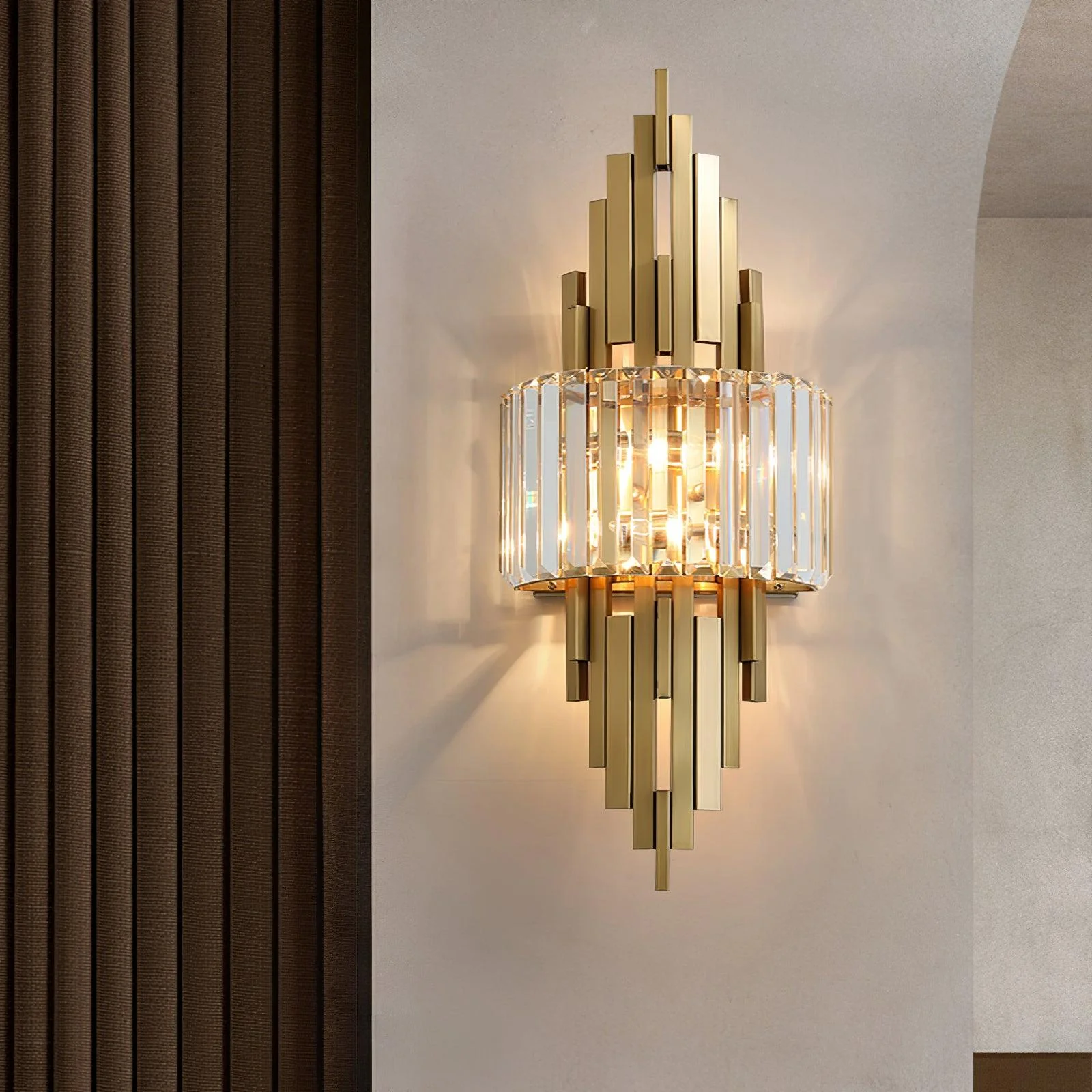 Voveliel Postmodern Luxury Crystal Glass Wall Lamp - Image 17