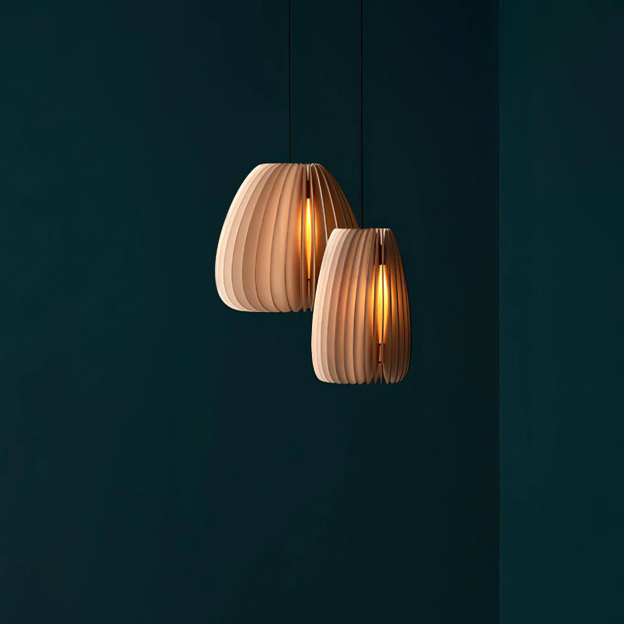 Vovene Elegance Unique Orb Wooden Pendant Lamp - Image 13