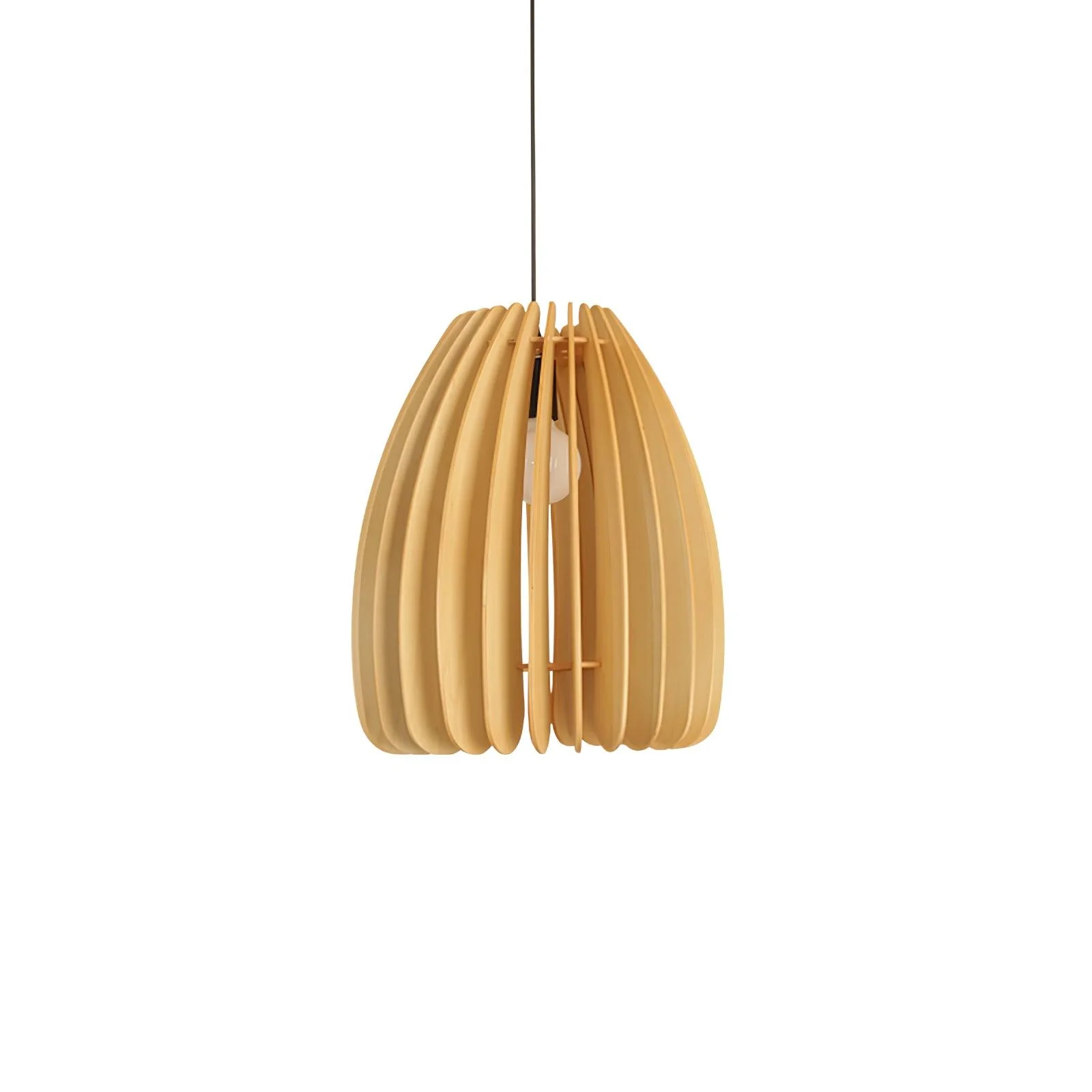 Vovene Elegance Unique Orb Wooden Pendant Lamp - Image 19