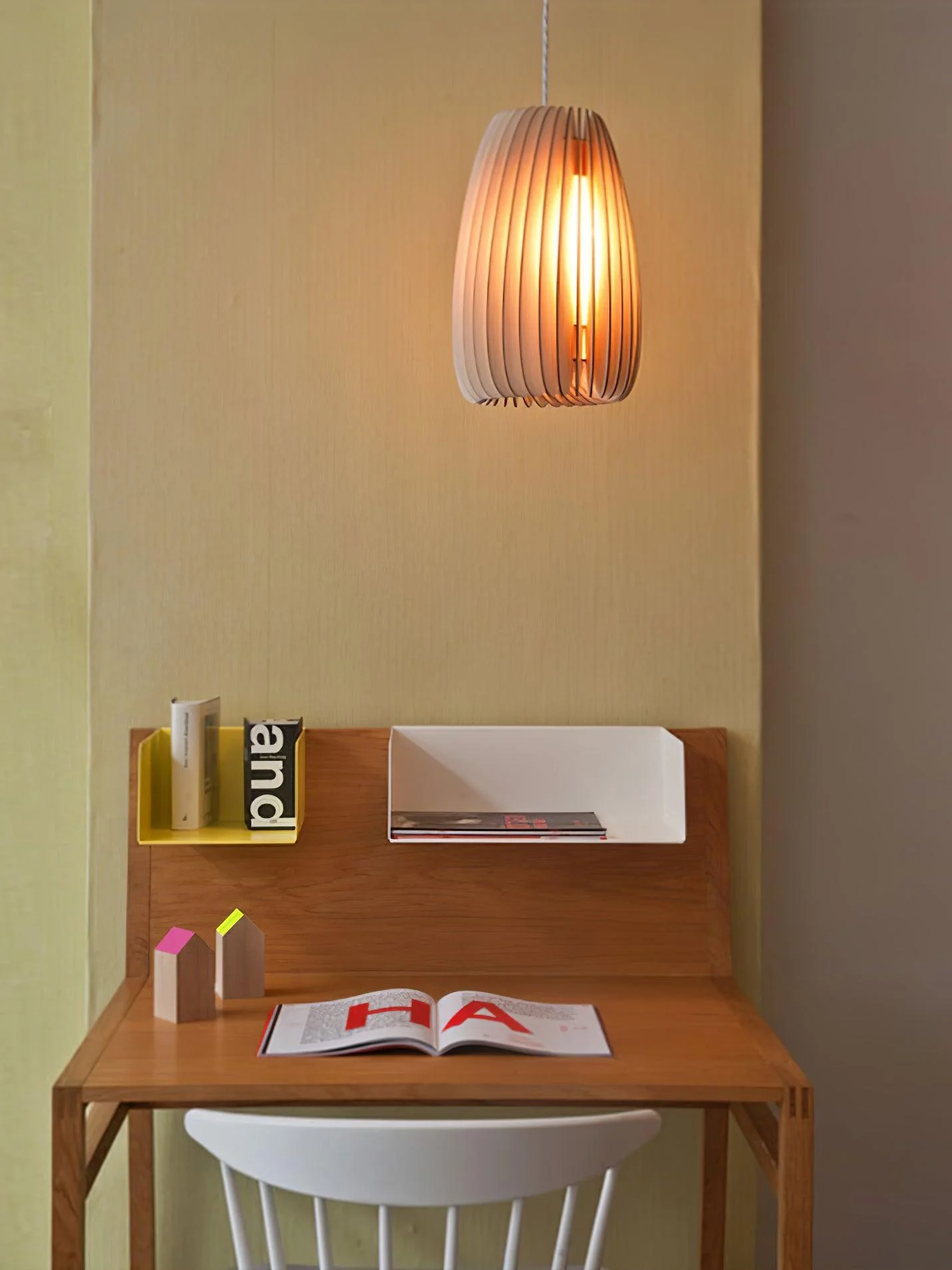 Vovene Elegance Unique Orb Wooden Pendant Lamp - Image 21