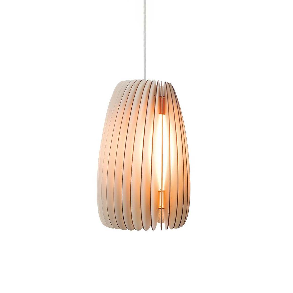 Vovene Elegance Unique Orb Wooden Pendant Lamp - Image 7