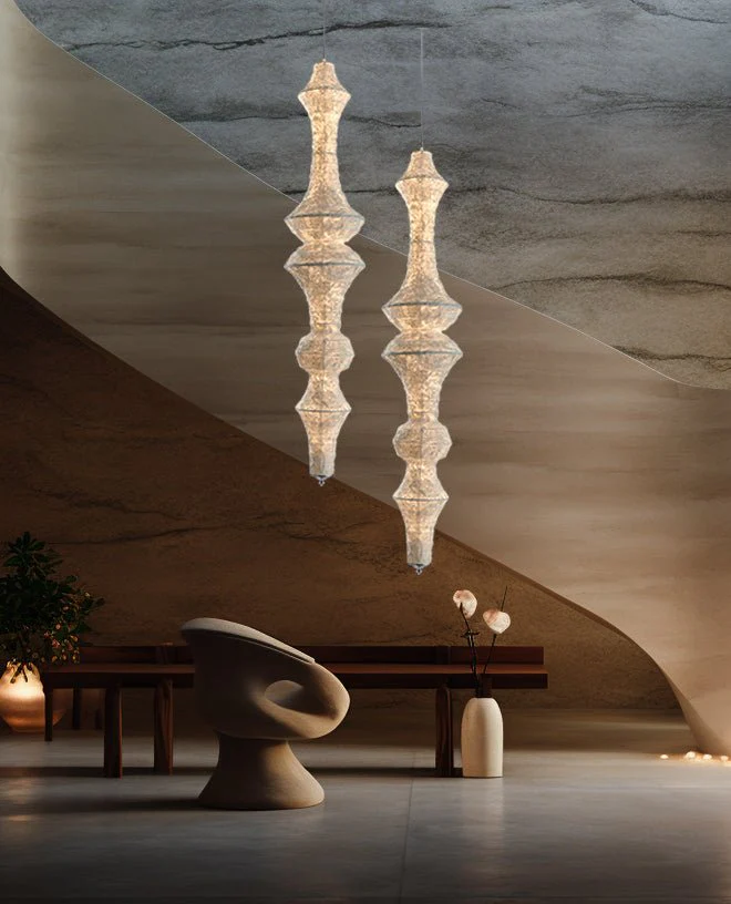 Vozoryra Textured Paper Pendant Light - Image 2