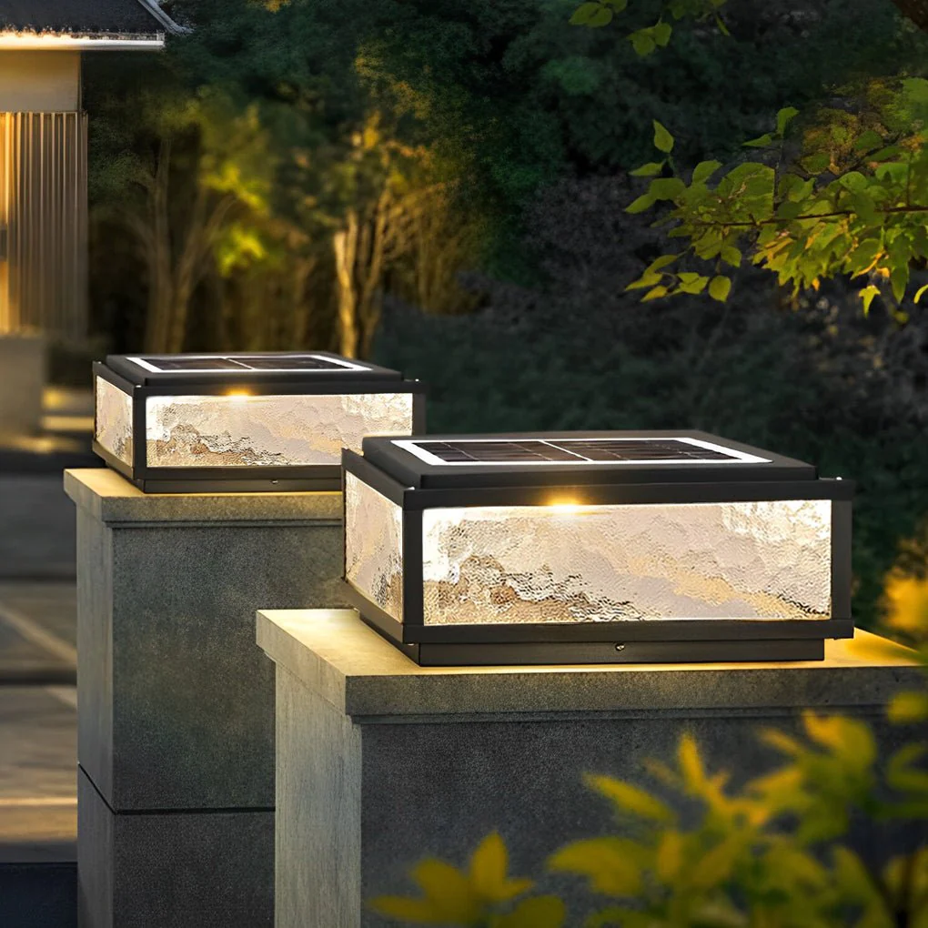 Vrda Modern LED Outdoor Post Fence Pillar Light - Image 4