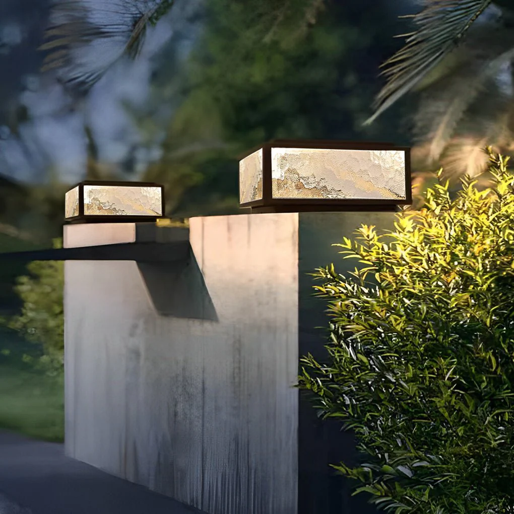 Vrda Modern LED Outdoor Post Fence Pillar Light - Image 5