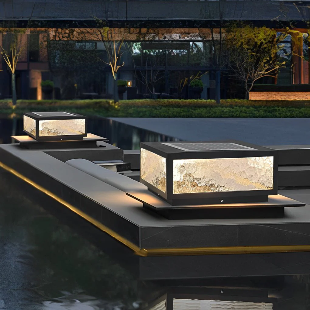 Vrda Modern LED Outdoor Post Fence Pillar Light - Image 6