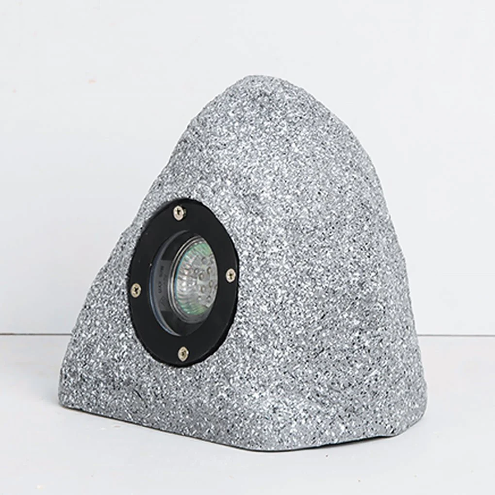 Walton Stone-Inspired Warm Illumination Resin Outdoor Light - Image 11