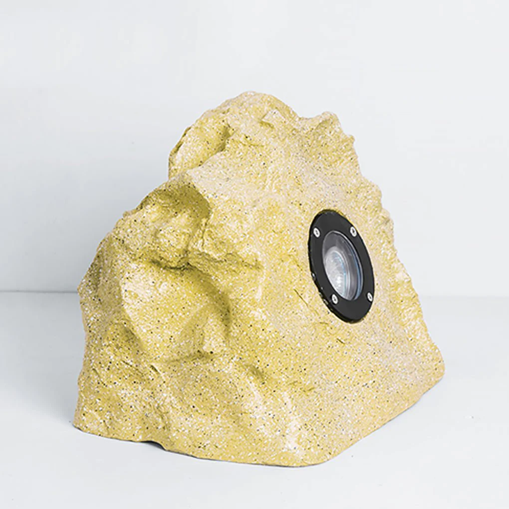 Walton Stone-Inspired Warm Illumination Resin Outdoor Light - Image 14
