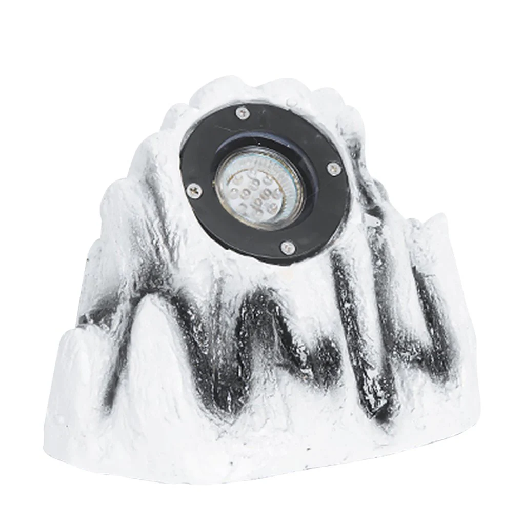 Walton Stone-Inspired Warm Illumination Resin Outdoor Light - Image 16