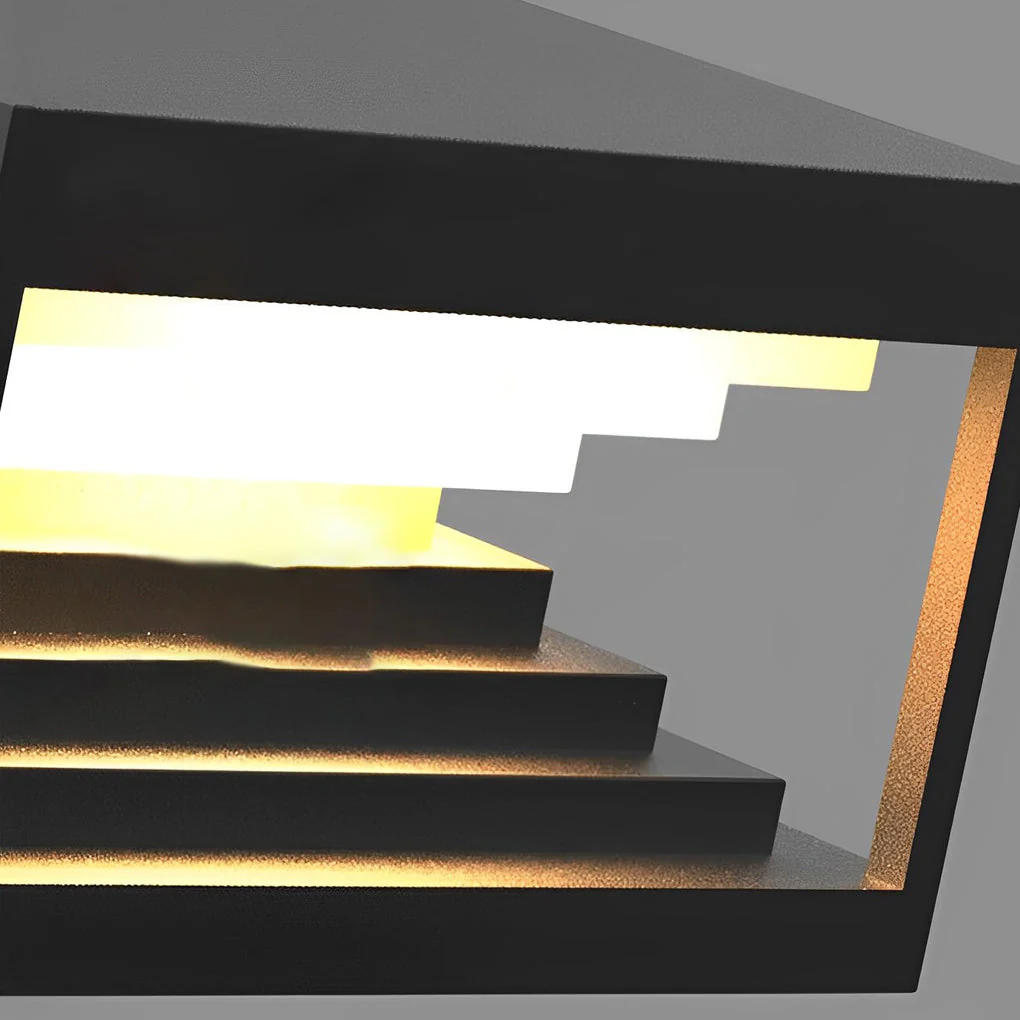 Wane Square Creative LED Steel Outdoor Post Caps Lights - Image 5