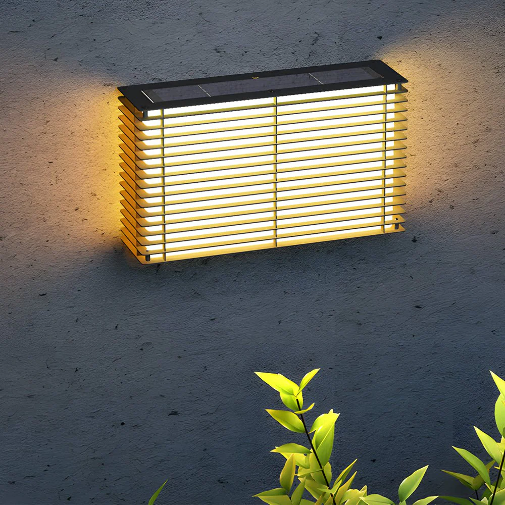 Ware Square Grids Modern Stainless Steel Outdoor Wall Lights