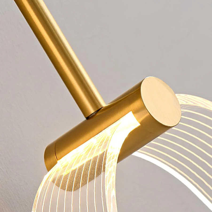 Warren Modern Minimalist LED Brass Wall Light - Image 25
