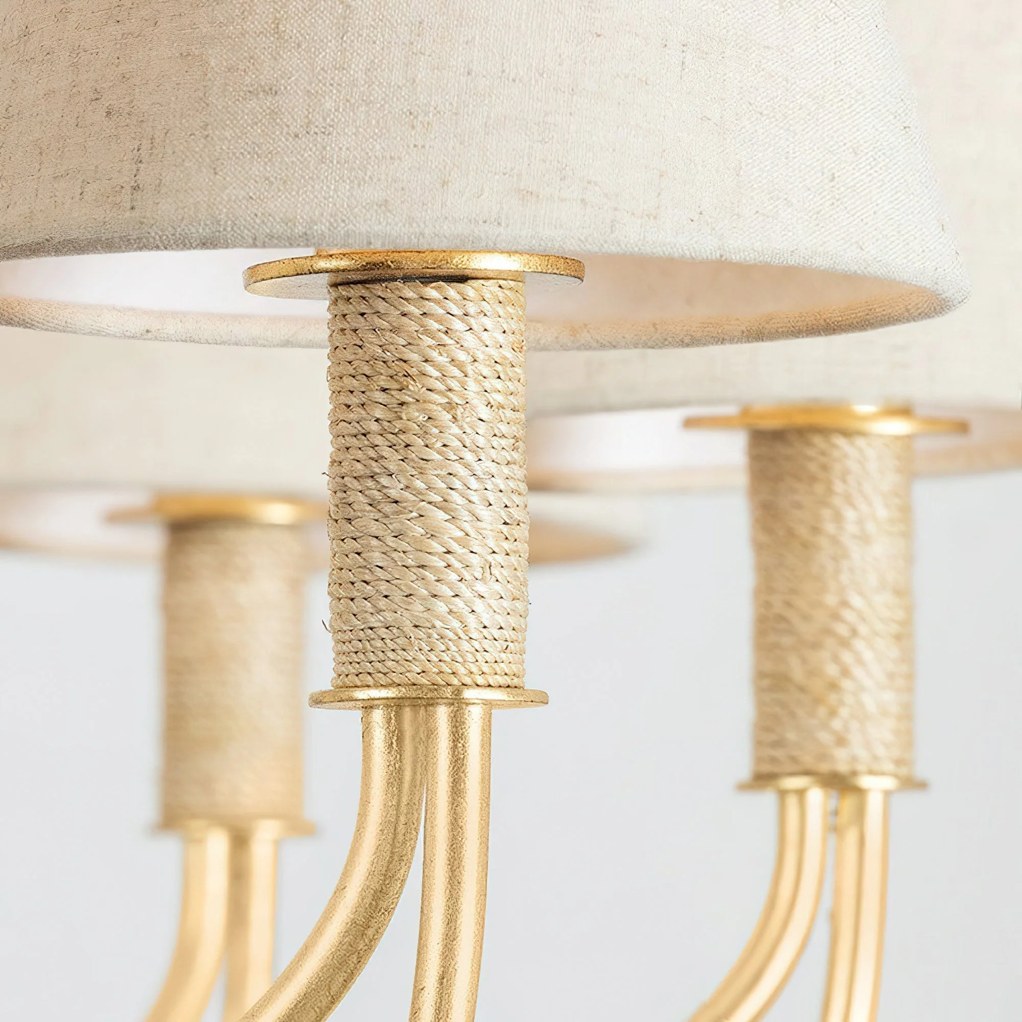 Warrensburg Contemporary Brass Chandelier - Image 9