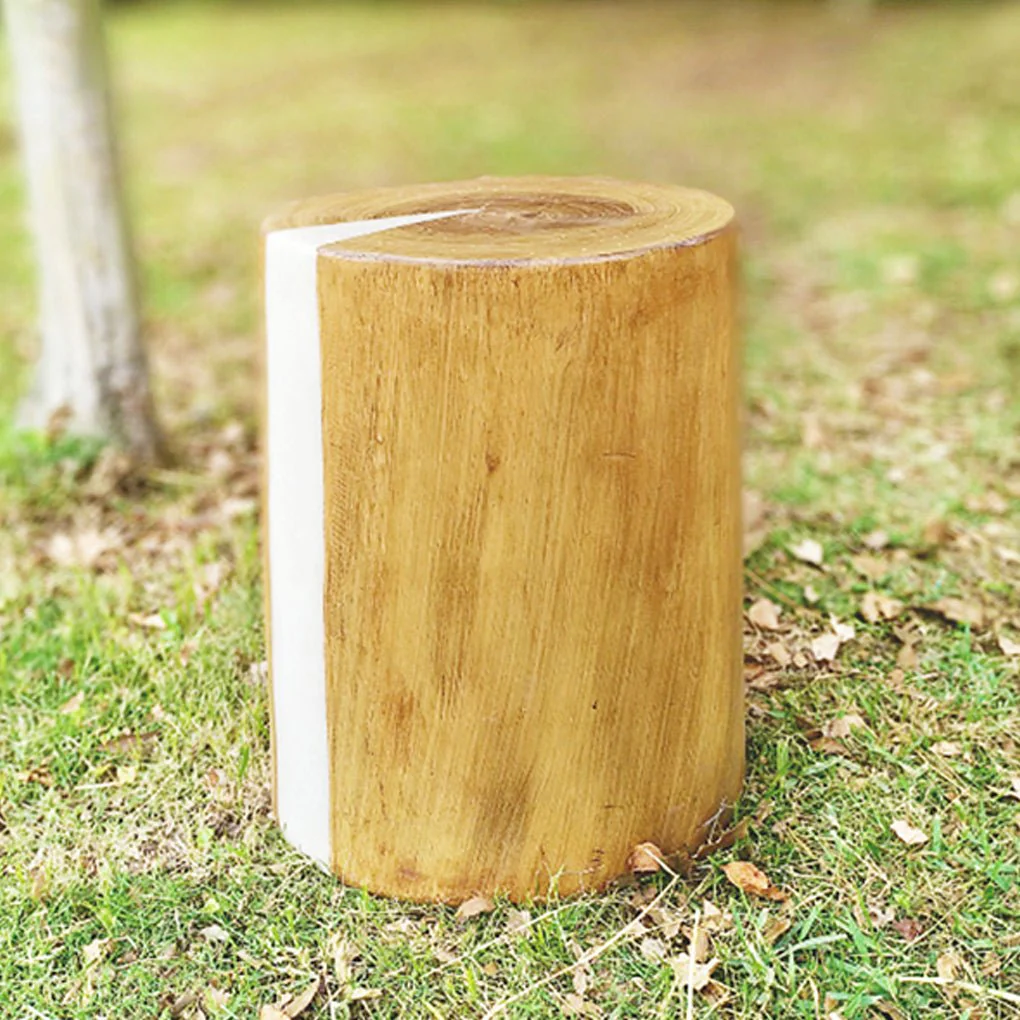 Warrior Realistic Tree Stump LED Cylindrical Resin Outdoor Lights - Image 13