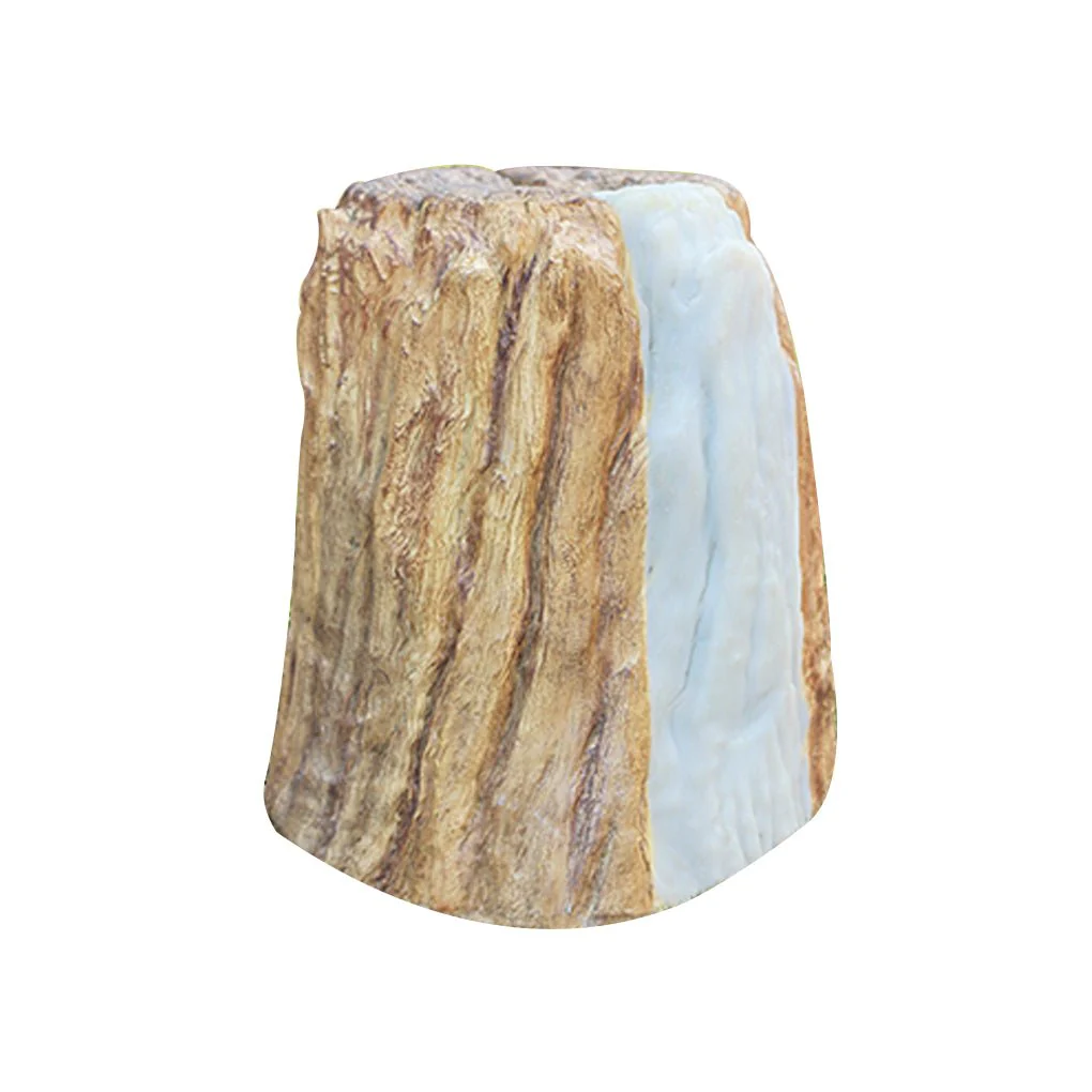 Warrior Realistic Tree Stump LED Cylindrical Resin Outdoor Lights - Image 3
