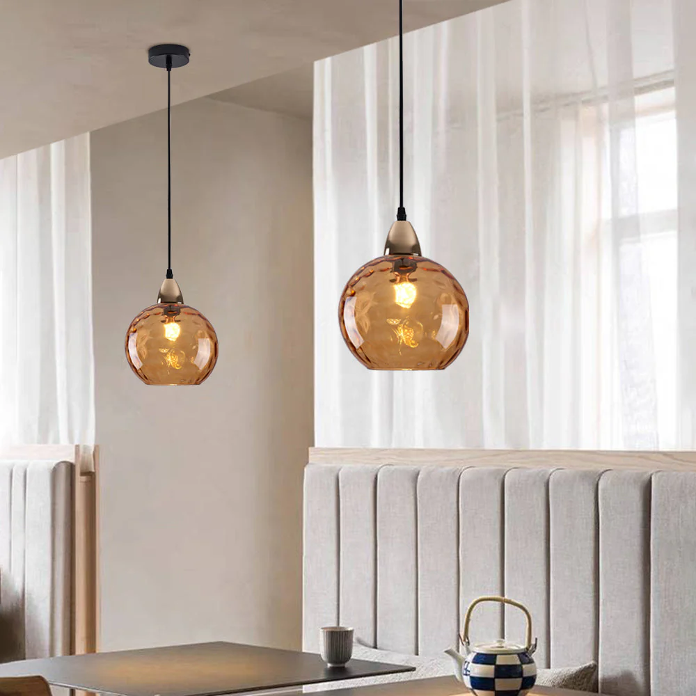 Water Ripple Glass Pendant Lights - Image 19