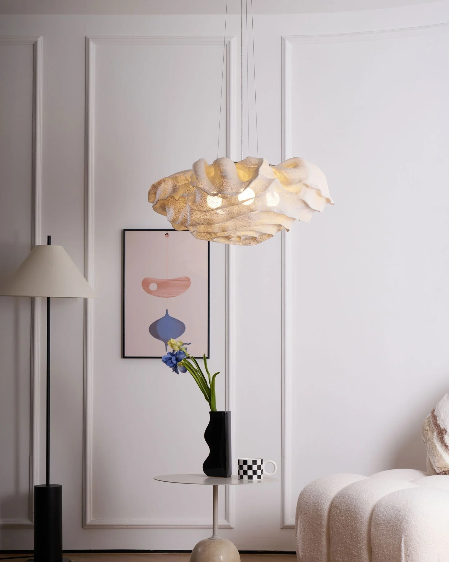 Wavern Steel Artistic Pendant Light - Image 11