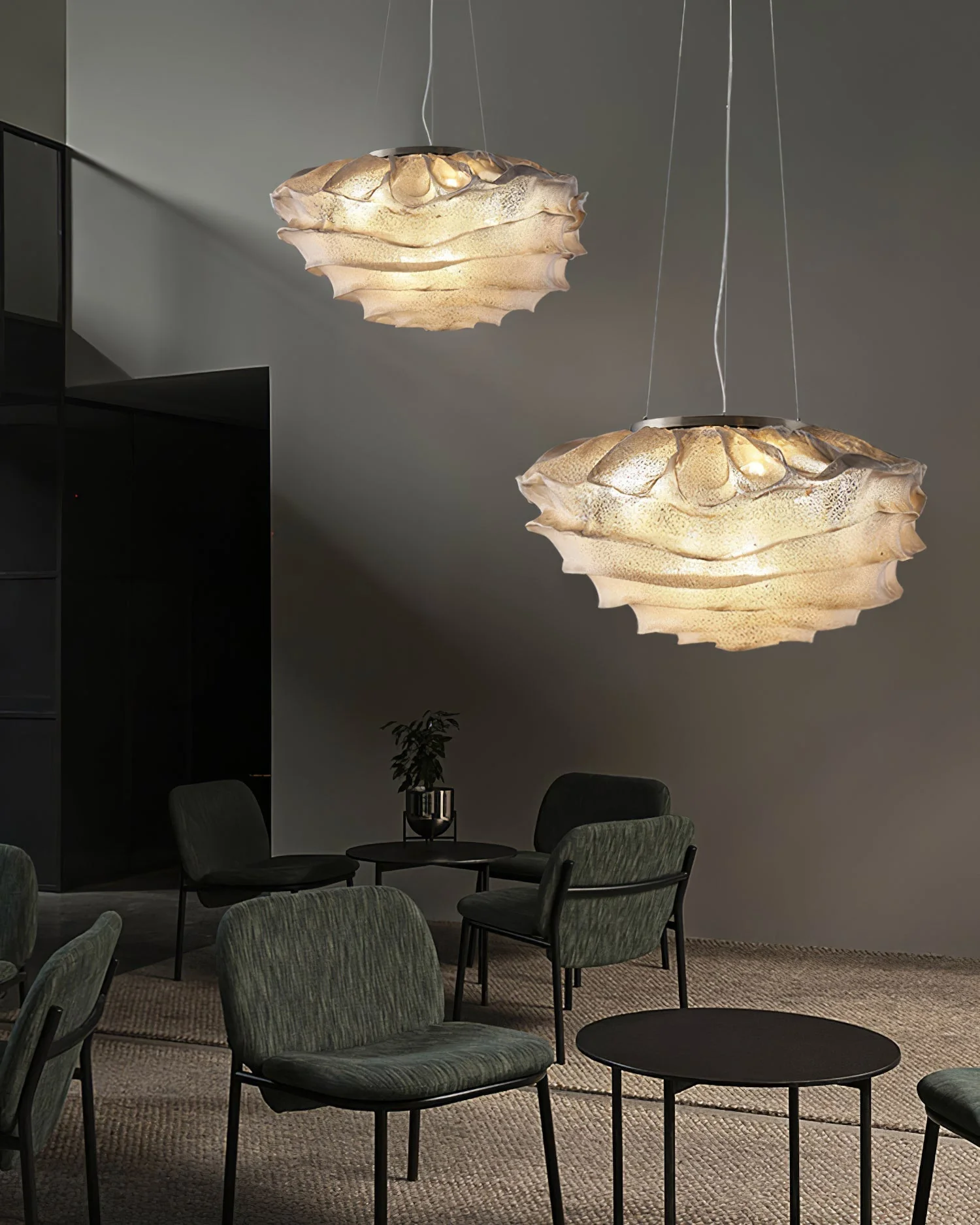Wavern Steel Artistic Pendant Light - Image 16