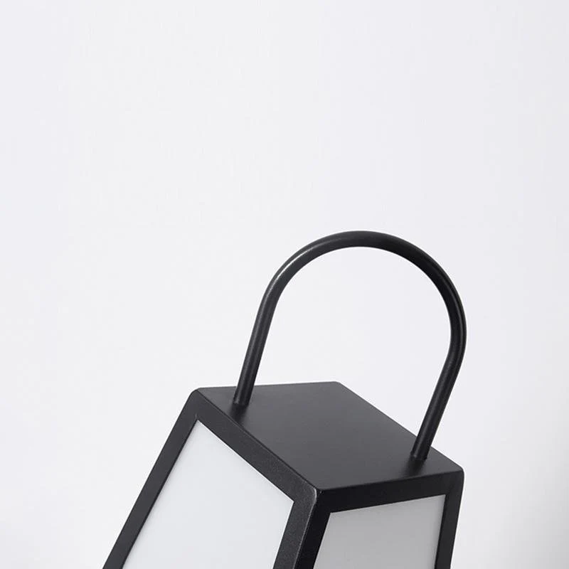 Weary LED Retro Black Outdoor Light Lanterns - Image 7