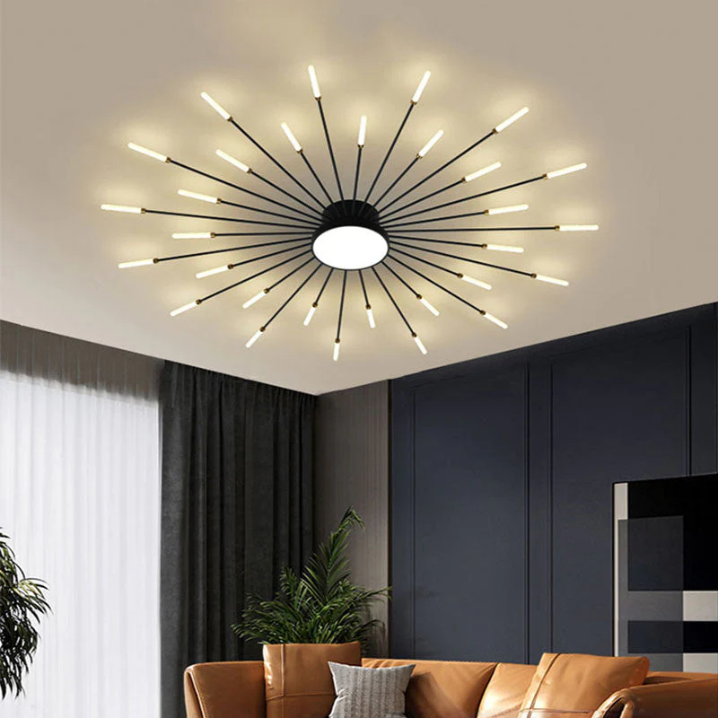 Wesley Modern Home Decoration Fireworks LED Ceiling Light - Image 3