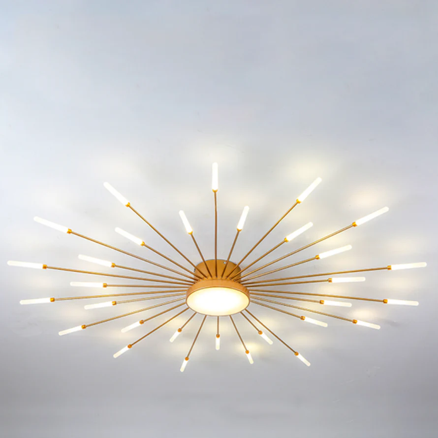Wesley Modern Home Decoration Fireworks LED Ceiling Light - Image 5