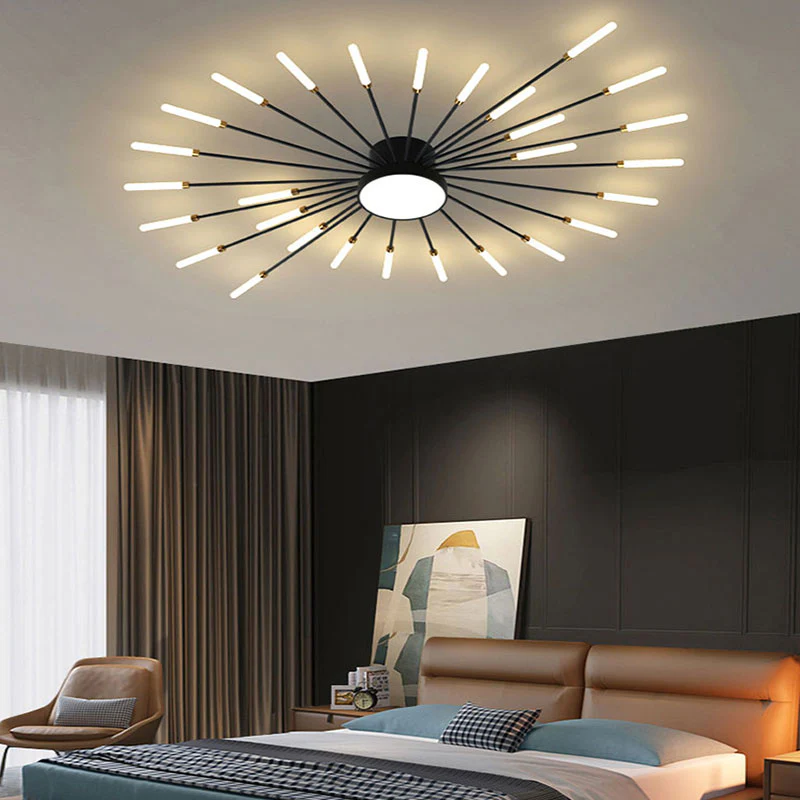 Wesley Modern Home Decoration Fireworks LED Ceiling Light - Image 9
