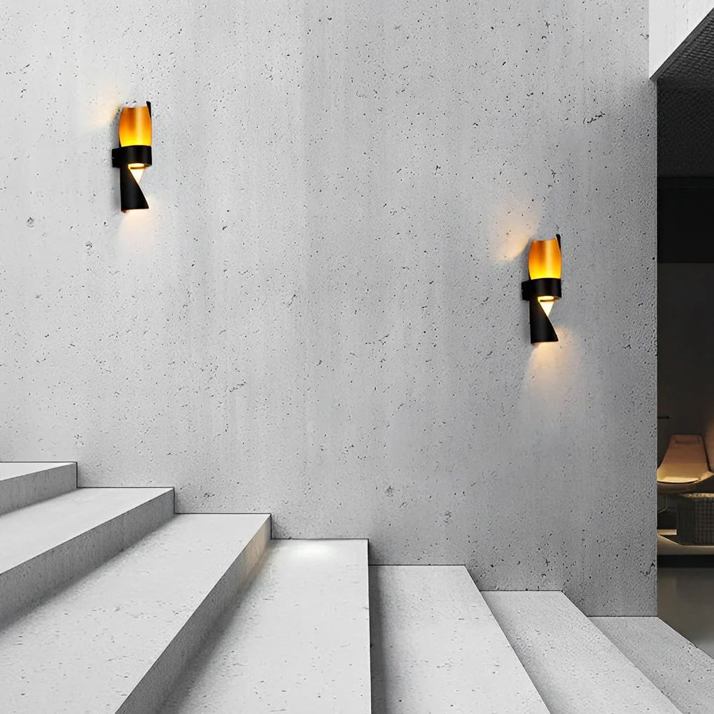 Wever Spiral Outdoor Wall Mounted Light - Image 6