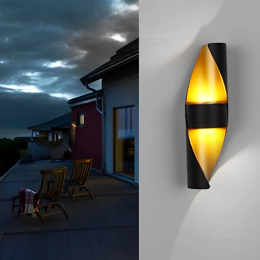 Wever Spiral Outdoor Wall Mounted Light - Image 7