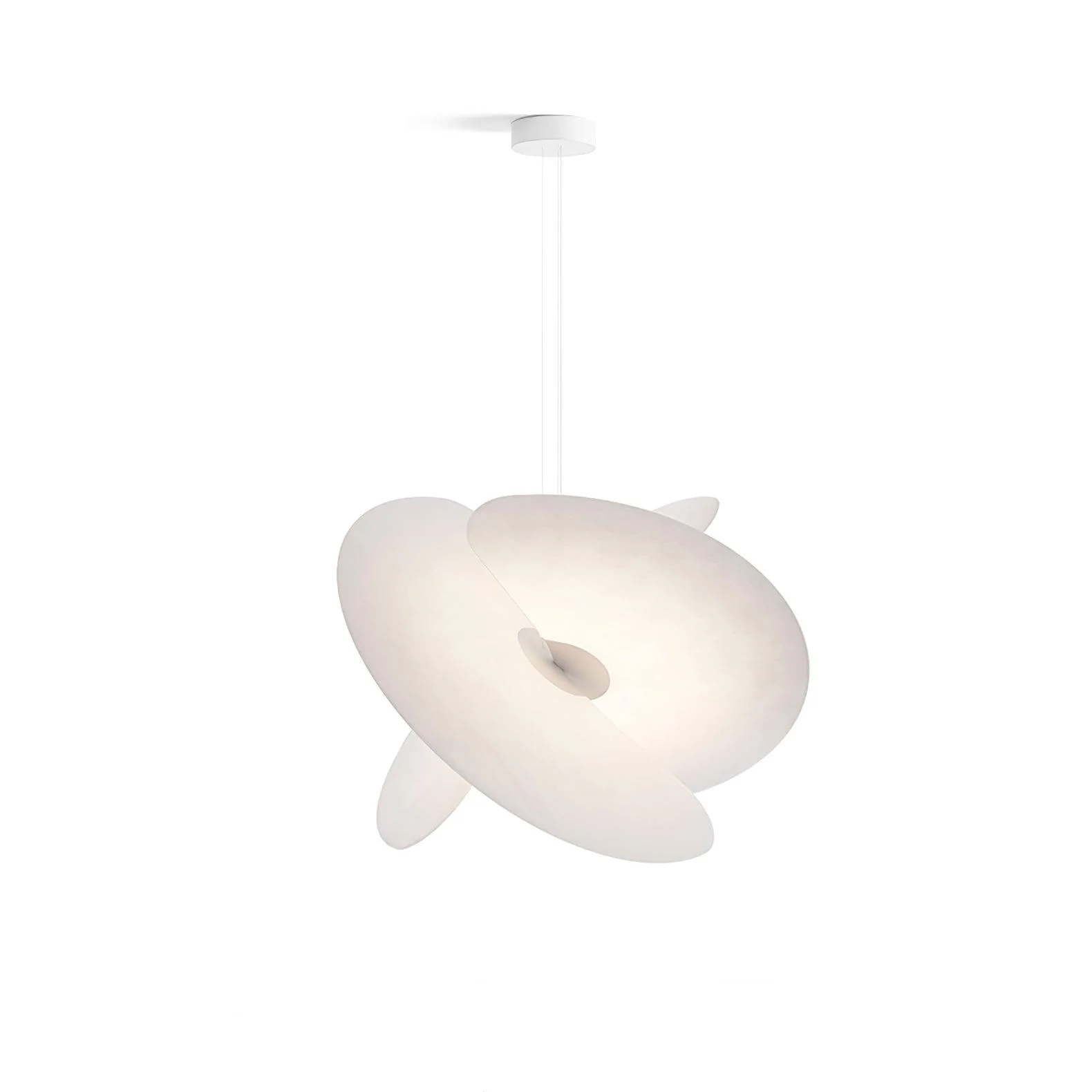 Whirl Modern Fabric Pendant Lamp - Image 11