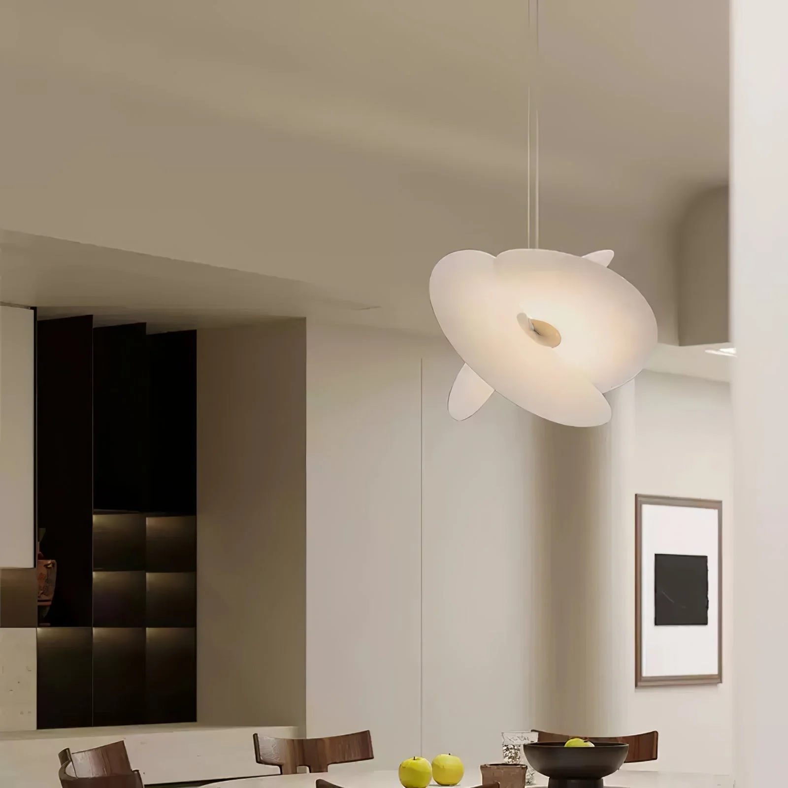 Whirl Modern Fabric Pendant Lamp - Image 24