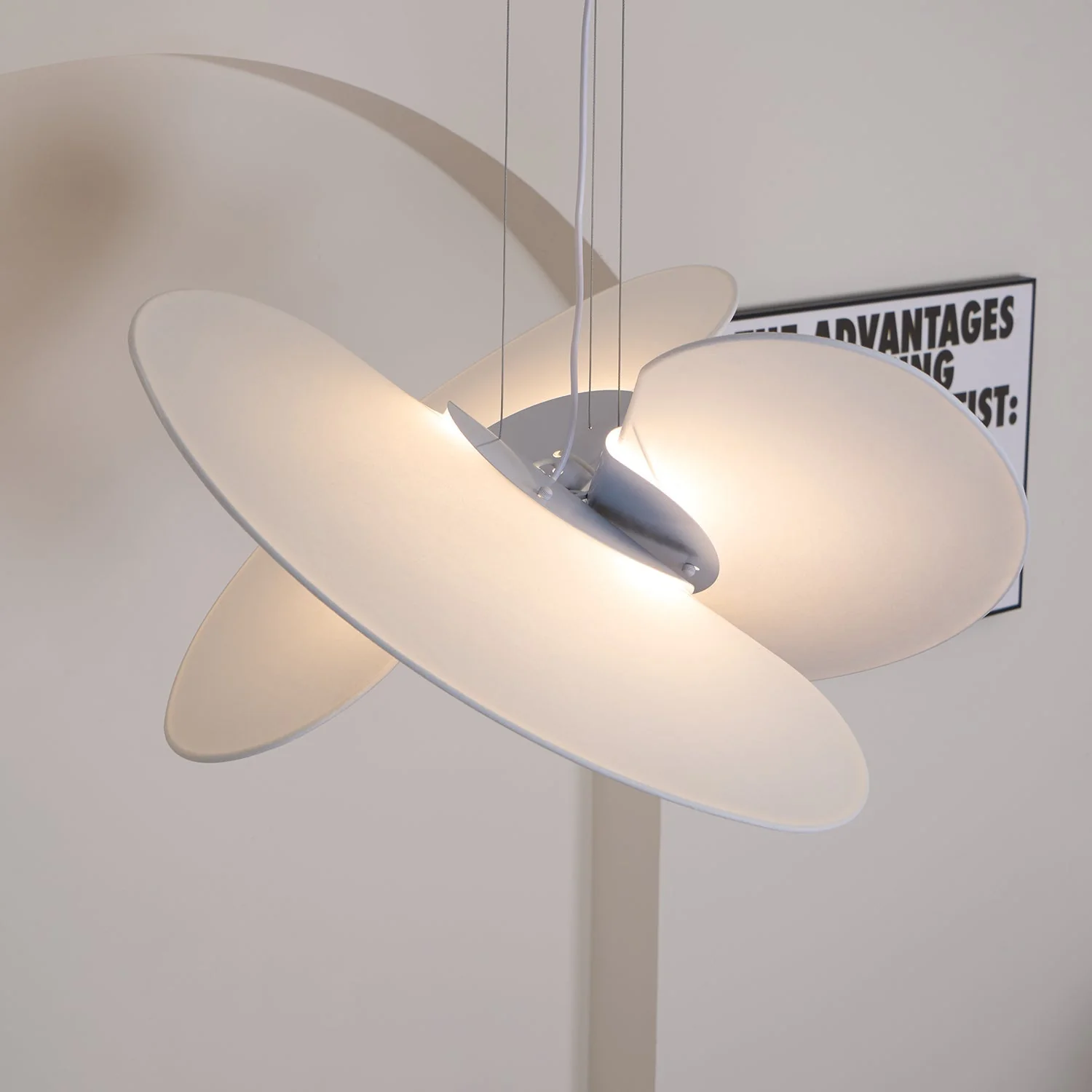Whirl Modern Fabric Pendant Lamp - Image 28