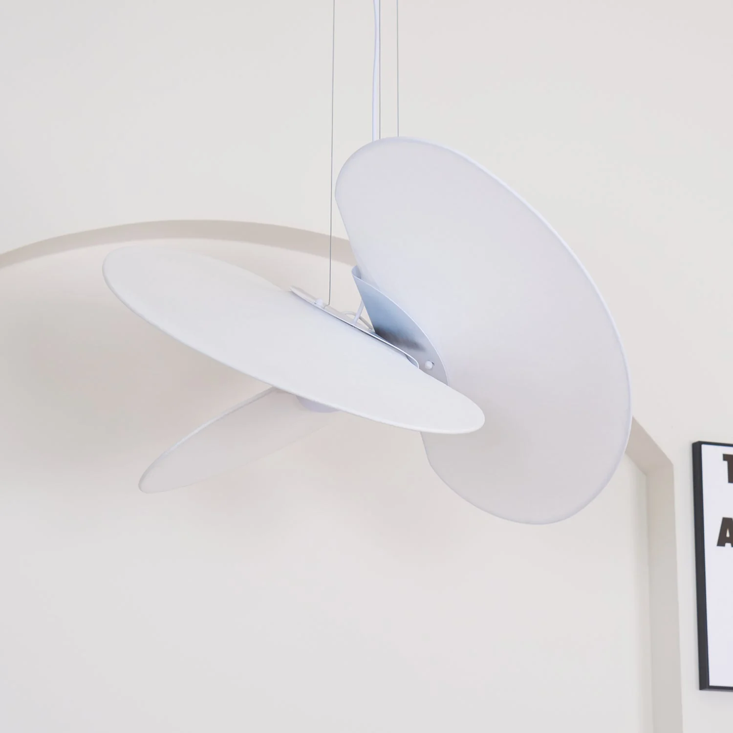 Whirl Modern Fabric Pendant Lamp - Image 32