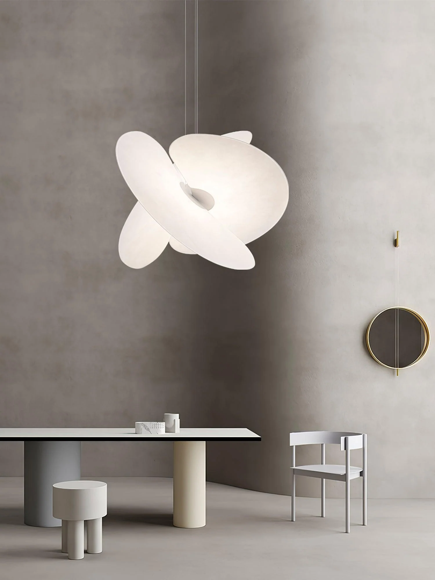 Whirl Modern Fabric Pendant Lamp - Image 45