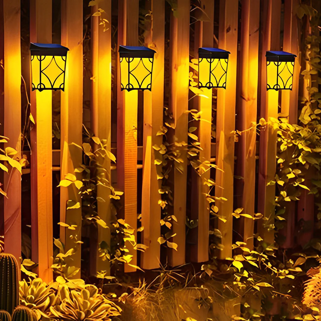 White LED RGB Intelligent Sensor ABS Outdoor Wall Lights - Image 8
