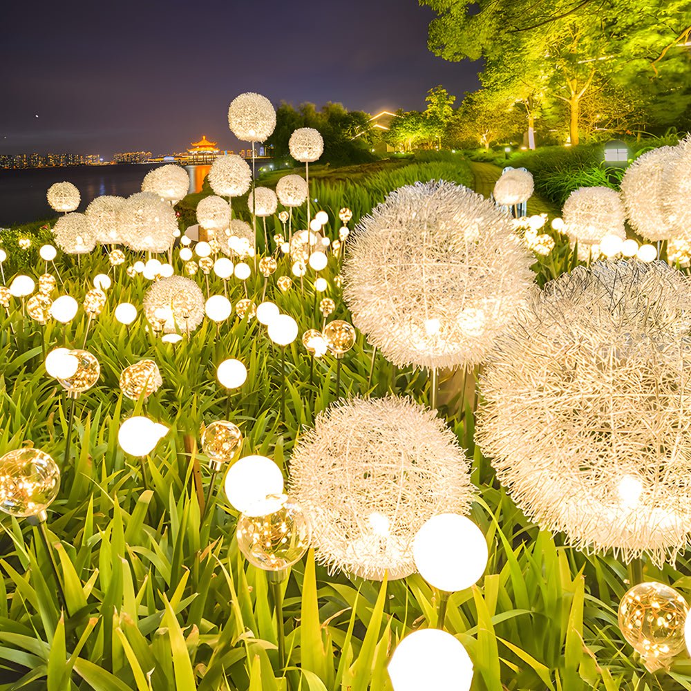 Wid Solar Dandelion LED Outdoor Pathway Light