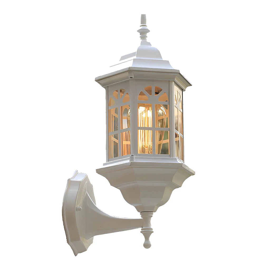 Wilette Classic LED European Glass Outdoor Wall Lamp - Image 5