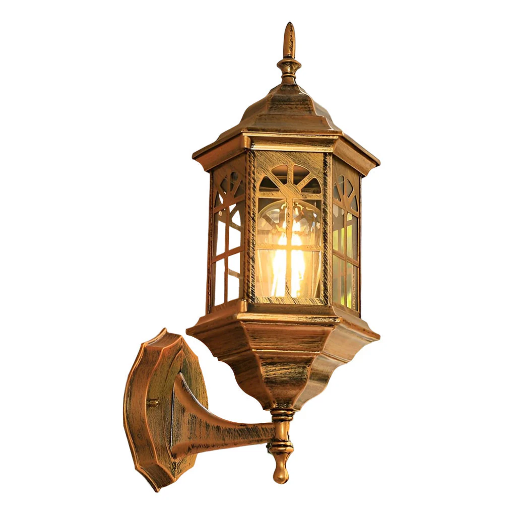 Wilette Classic LED European Glass Outdoor Wall Lamp - Image 6